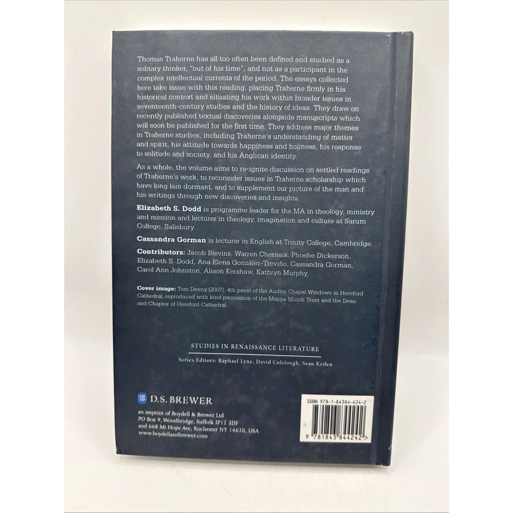 Thomas Traherne and Seventeenth-century Thought, Hardcover by Dodd, Elizabeth...